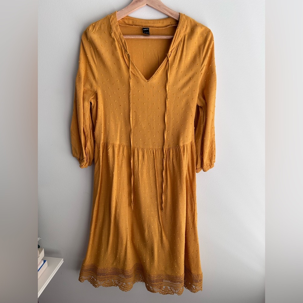SHEIN Mustard Yellow Dress